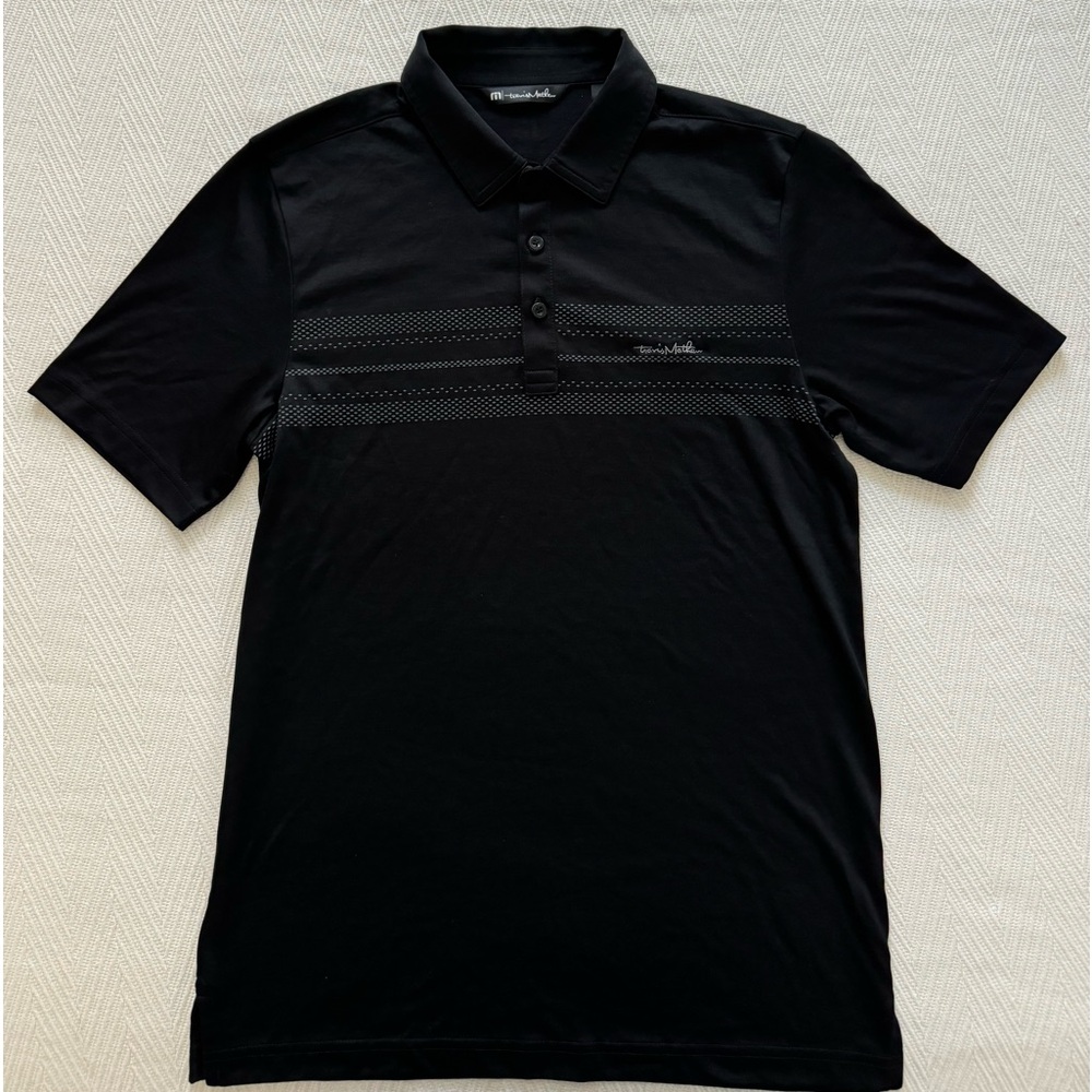 Travis Mathew Men’s Black Golf Shirt - Size S
